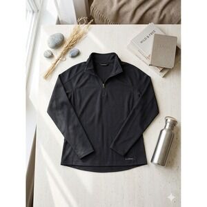 L.L. Bean Gorpcore Technical Quarter Zip Pullover Womens Medium